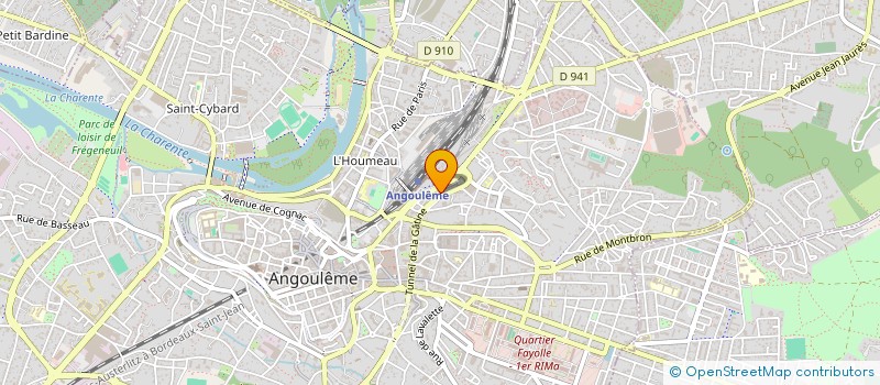 localisation de l'entreprise NIGHT FOOD 16 à ANGOULEME