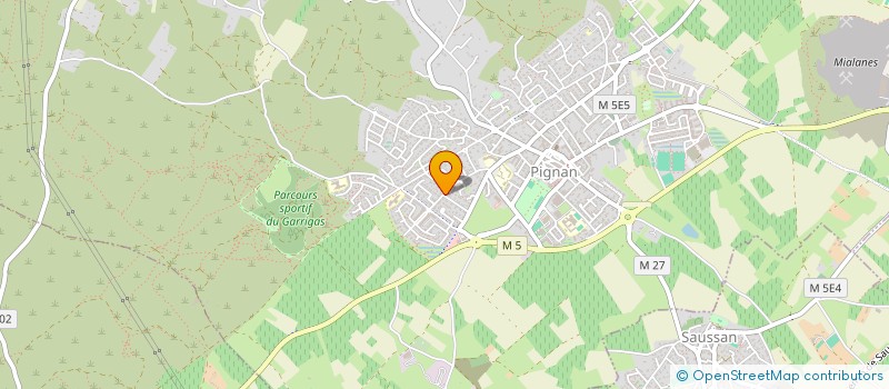 localisation de l'entreprise NIGHT RUN MONTPELLIER à PIGNAN