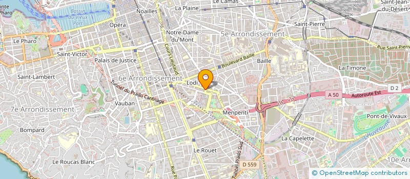 localisation de l'entreprise NIGHT SHOP GOUFFE à MARSEILLE