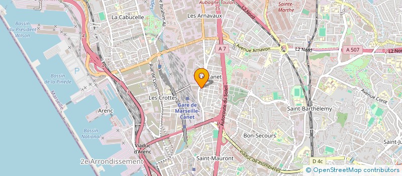 localisation de l'entreprise NIGHT STORE à MARSEILLE