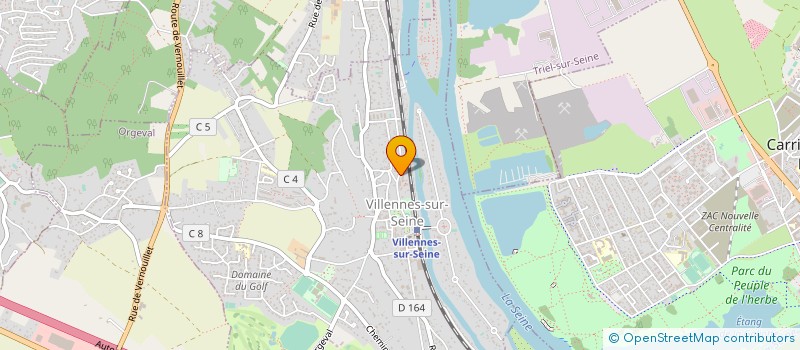 localisation de l'entreprise NIGHT TRAIN  VILLENNES-SUR-SEINE