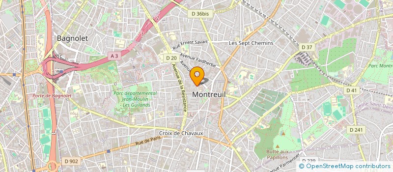 localisation de l'entreprise NIGHTBLOOMER STUDIO à MONTREUIL