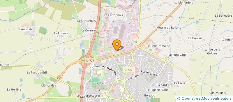 localisation de l'entreprise NIGHTINGALE  BAIN-DE-BRETAGNE