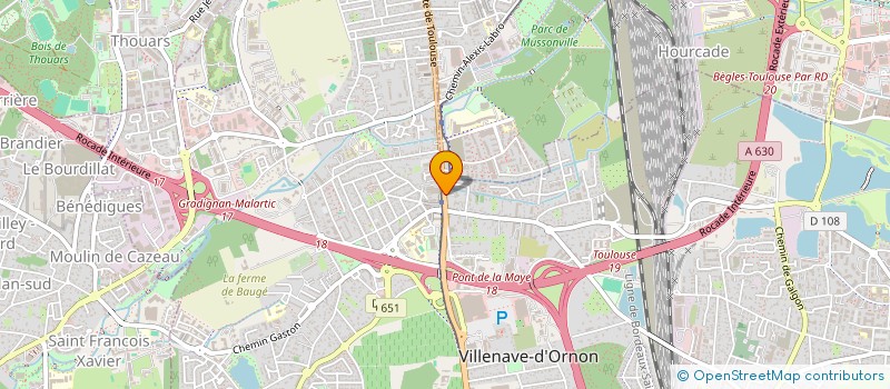 localisation de l'entreprise NIGHTINGALE  VILLENAVE-D'ORNON