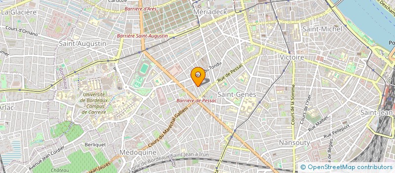 localisation de l'entreprise NIGHTINGALE  BORDEAUX