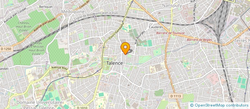 localisation de l'entreprise NIGHTS'IN  TALENCE