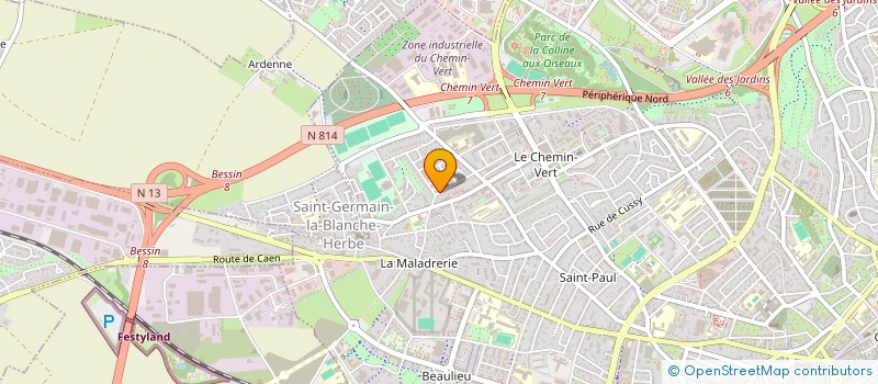 localisation de l'entreprise NIGLIO IMMO à CAEN
