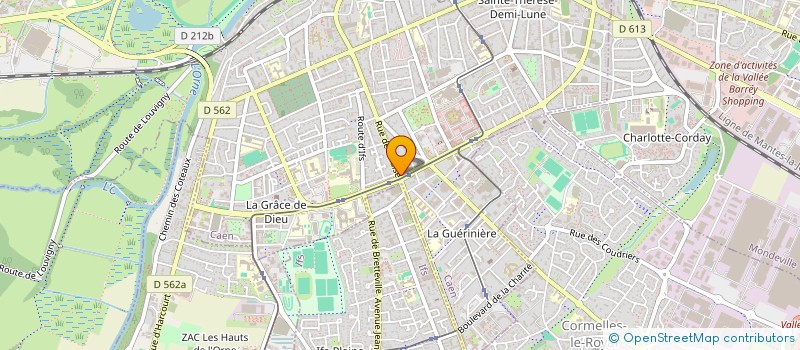 localisation de l'entreprise NIGLIOPRODUCTIONS à CAEN