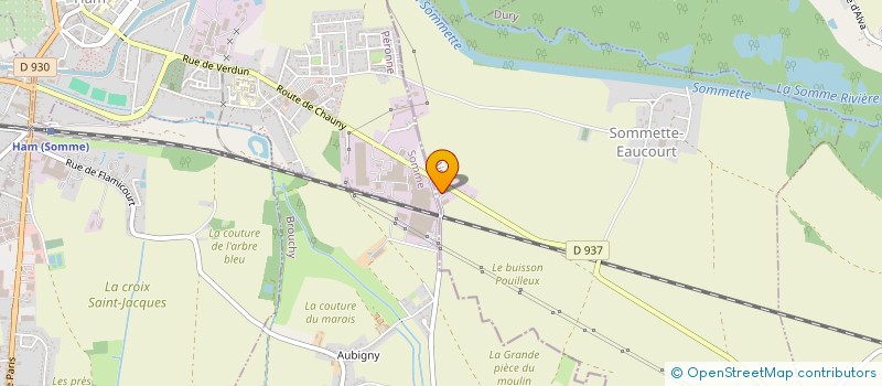 localisation de l'entreprise NIGLO 6 TER à SOMMETTE-EAUCOURT