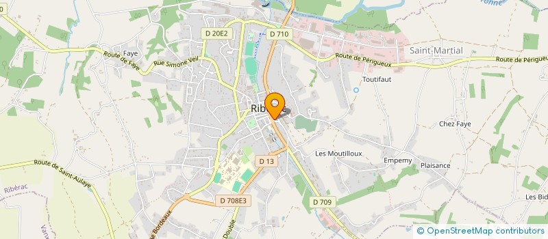 localisation de l'entreprise NIGLO AND CO à RIBERAC