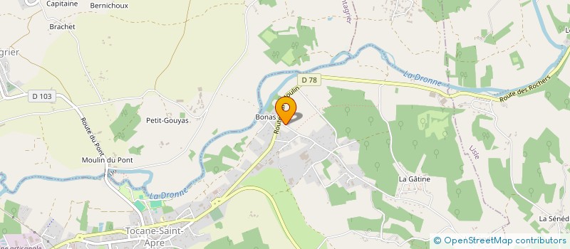 localisation de l'entreprise NIGLO DORDOGNE  TOCANE-SAINT-APRE