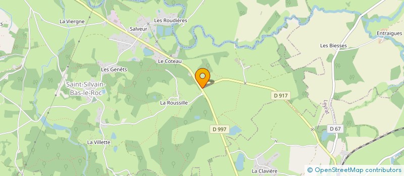 localisation de l'entreprise NIGRON FLORIAN à SAINT-SILVAIN-BAS-LE-ROC
