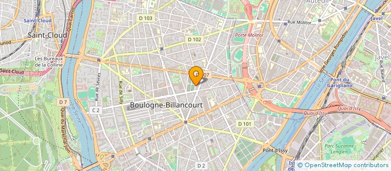 localisation de l'entreprise NIGUIAL à BOULOGNE-BILLANCOURT