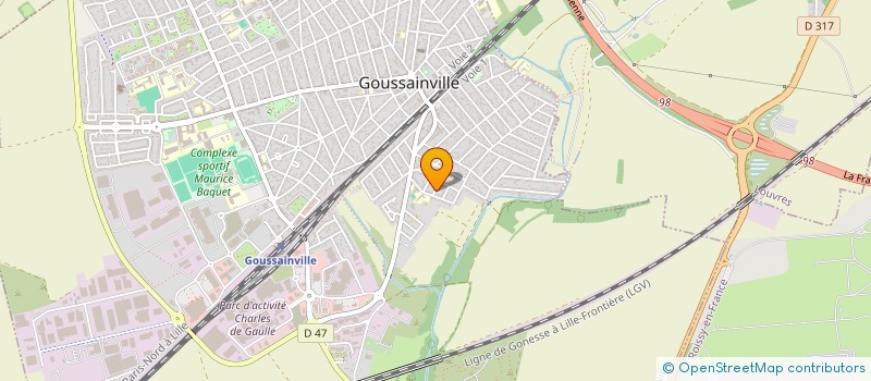 localisation de l'entreprise NIHAT CONSULTING  GOUSSAINVILLE