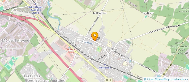 localisation de l'entreprise NIHON TAI JITSU CLUB DE PIERRELAYE  PIERRELAYE