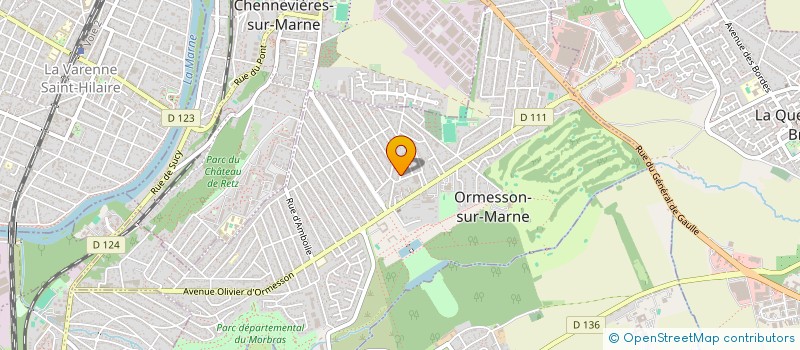 localisation de l'entreprise NIHUGA HOLDING  ORMESSON-SUR-MARNE