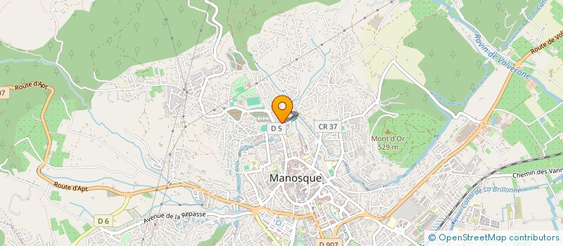 localisation de l'entreprise NIIT à MANOSQUE