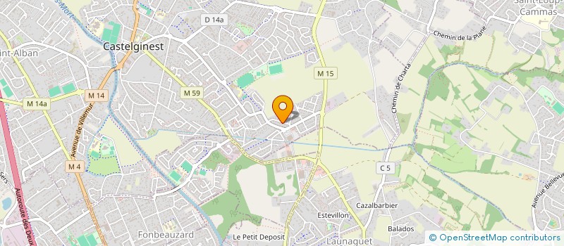 localisation de l'entreprise NIJ  CASTELGINEST