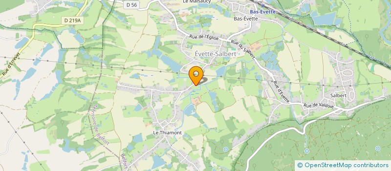 localisation de l'entreprise NIJULA à EVETTE-SALBERT