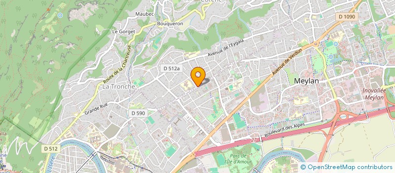 localisation de l'entreprise NIJUSI à CORENC