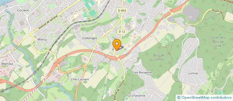 localisation de l'entreprise NIJUVAL à THONON-LES-BAINS