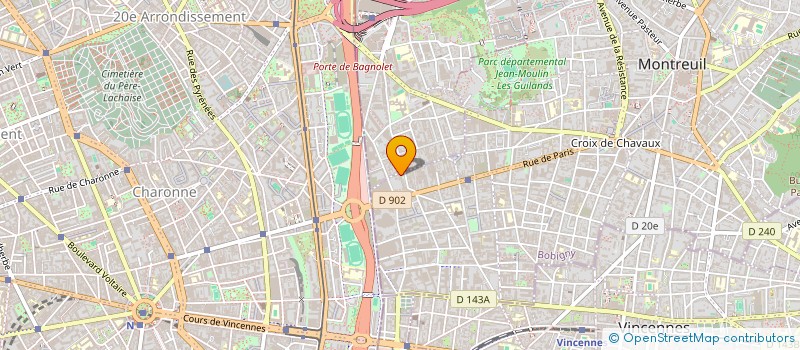 localisation de l'entreprise NIKA à MONTREUIL