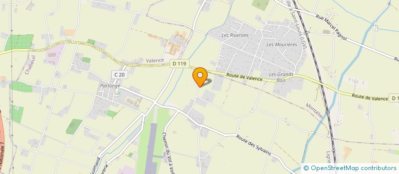 localisation de l'entreprise NIKA à CHABEUIL