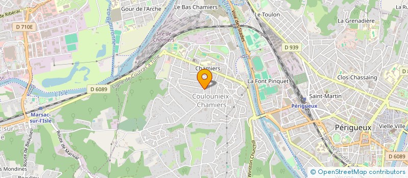 localisation de l'entreprise NIKA  COULOUNIEIX-CHAMIERS