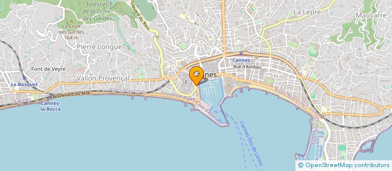 localisation de l'entreprise NIKA GROUP à CANNES