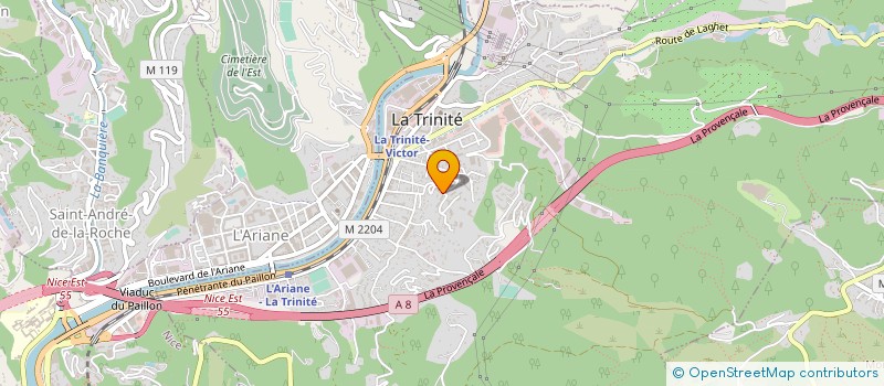 localisation de l'entreprise NIKAIA KRAV MAGA à NICE