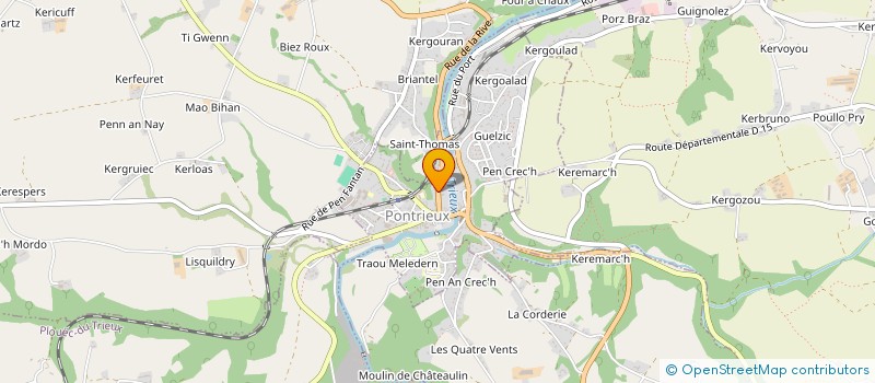 localisation de l'entreprise NIKAIDO ASSOCIATION D'AIKIDO  PONTRIEUX