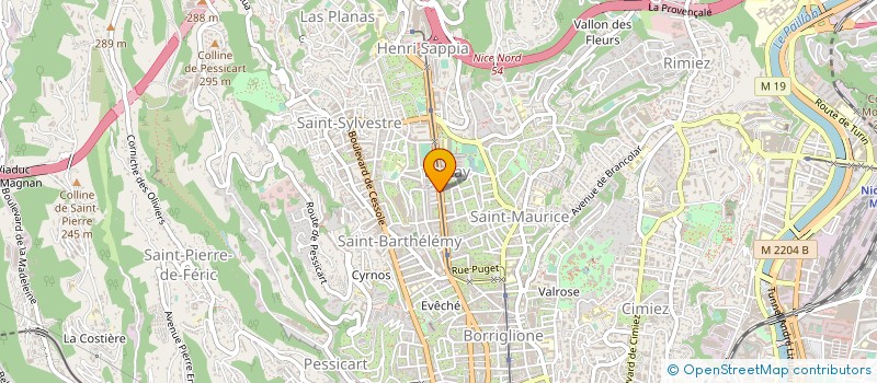 localisation de l'entreprise NIKAL à NICE