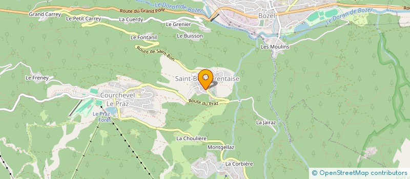 localisation de l'entreprise NIKALIG à COURCHEVEL