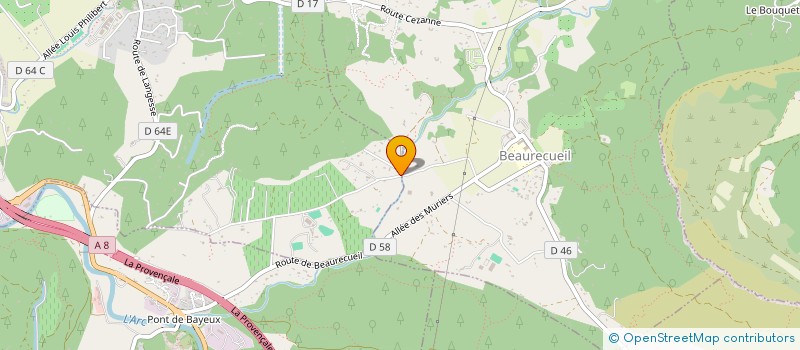 localisation de l'entreprise NIKE SW  LE THOLONET