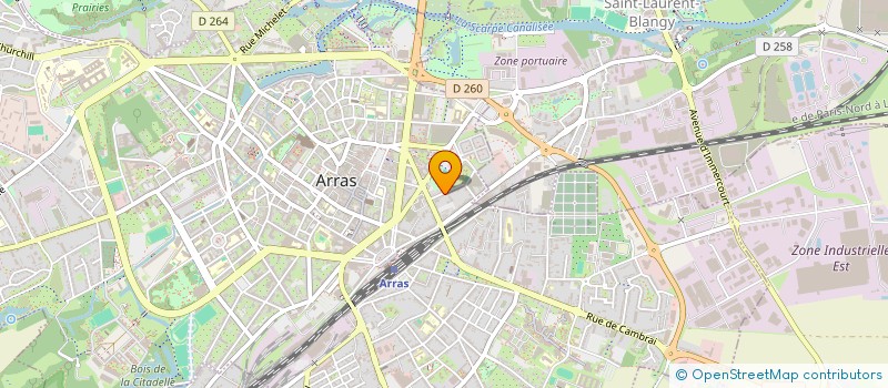 localisation de l'entreprise NIKEENYAPARADAYS (NKP DANSE) à ARRAS