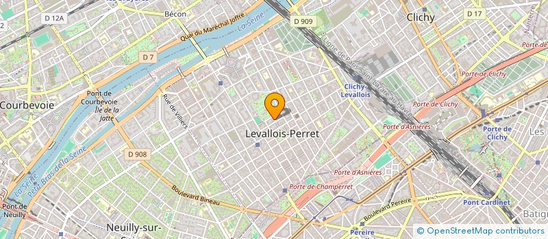 localisation de l'entreprise NIKEL à LEVALLOIS-PERRET