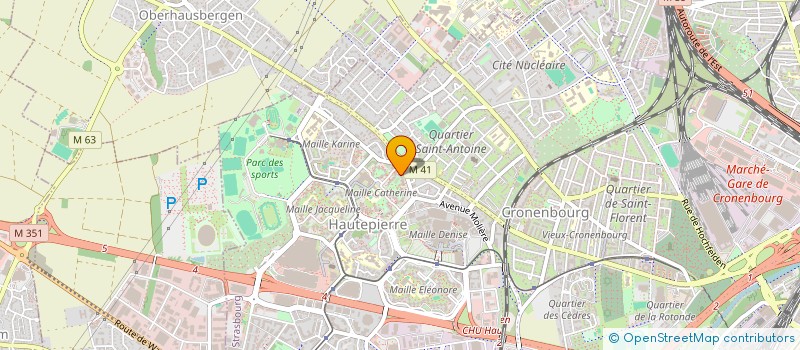 localisation de l'entreprise NIKEL SERVICES à STRASBOURG