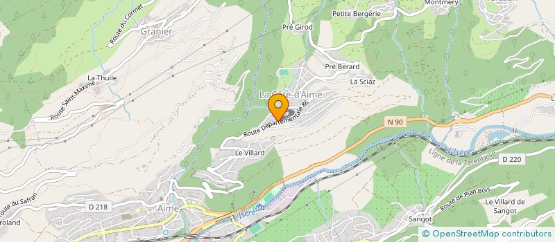 localisation de l'entreprise NIKI  LA PLAGNE TARENTAISE