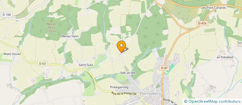 localisation de l'entreprise NIKICHINE AGRI-TP  PLOMODIERN