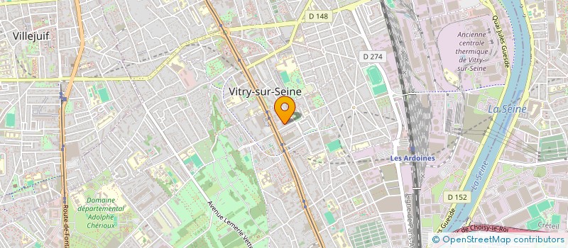 localisation de l'entreprise NIKIDANSE à VITRY-SUR-SEINE