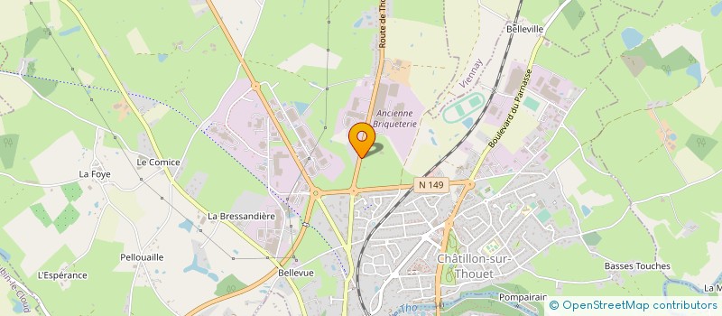 localisation de l'entreprise NIKITA à CHATILLON-SUR-THOUET