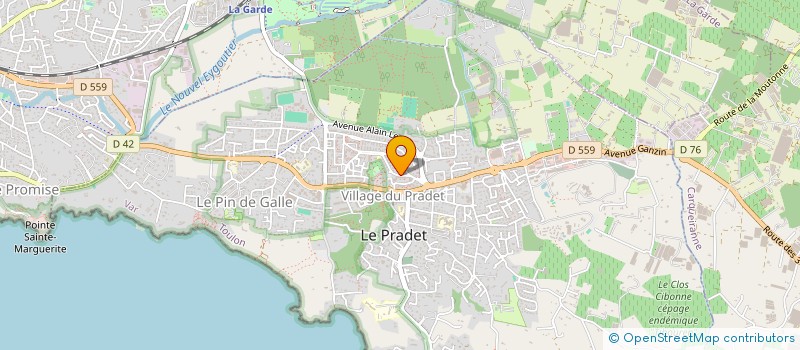 localisation de l'entreprise NIKITA  LE PRADET