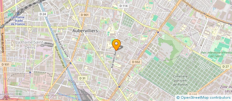 localisation de l'entreprise NIKITA CITY  AUBERVILLIERS