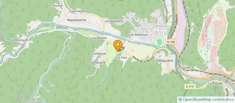 localisation de l'entreprise NIKKI CAMP  CENDRAS