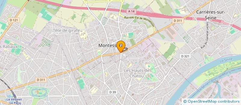 localisation de l'entreprise NIKLAS à MONTESSON