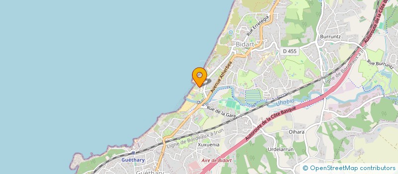 localisation de l'entreprise NIKLOU à BIDART