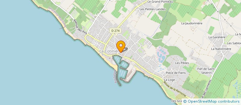 localisation de l'entreprise NIKO à SAINT-PIERRE-D'OLERON