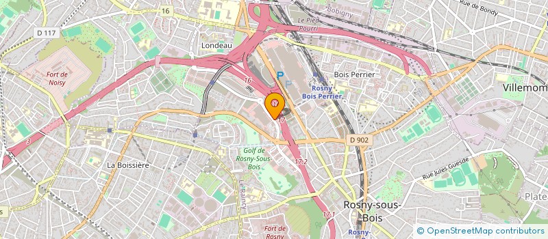 localisation de l'entreprise NIKO à ROSNY-SOUS-BOIS