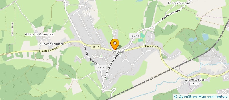 localisation de l'entreprise NIKO B à VENDAT