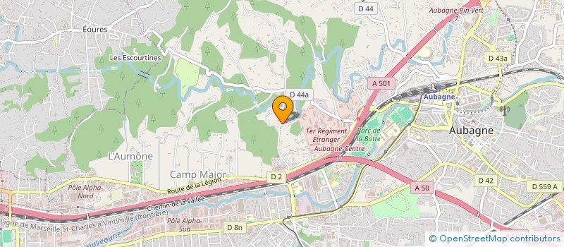 localisation de l'entreprise NIKO1  AUBAGNE